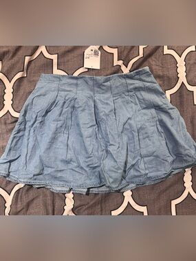 Forever 21 Light Blue Denim Skort